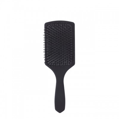 LUCKY JADE Private Label Nylon Pins Spray Gum-Elastic ABS Handle Cushion Paddle Hair Brushes, Barber Hairdressing Styling Tools