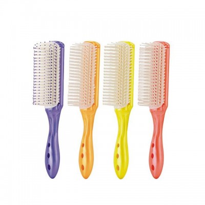 Professional Custom Logo Hair Detangling Vent Brush For Beauty Salon,Flow-thru Ball-tipped Cushion Styling Brushes