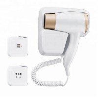 Xindaman Wall Mounted Hair Dryer Bathroom Hair Dryer 1000W Hair Dryer Holder Wall Mounted