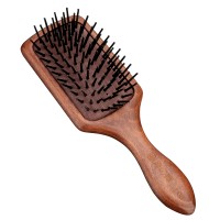 Wooden Mahogany Handle Professional Airbag hair Brush Soft Massage combs