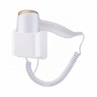 2019 popular Hang Up 1000W Hotel Bathroom Wall Mounted Hair Dryer