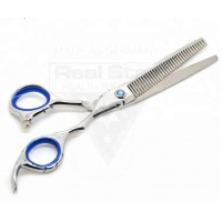 Professional beauty salon equipment hair scissors Metallic Silver Rings barber shop equipment barber scissor